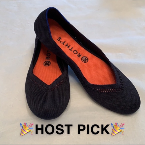 Rothy's Shoes - 🎉🎉HP🎉🎉 Limited Rothy’s Maritime Navy Stitch sz 9.5